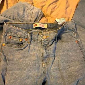 Levi’s boys 502 Lightwash Jeans 10 Husky